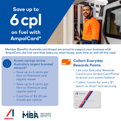 AMA WA Members can save up to 6cpl on fuel with AmpolCard*