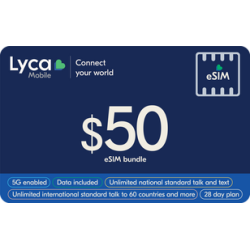 Lyca Mobile $50 eSIM