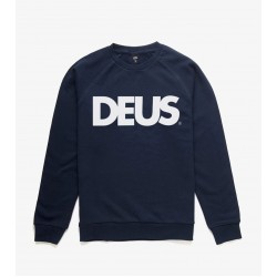 Deus Ex Machina All Caps Crew - Navy