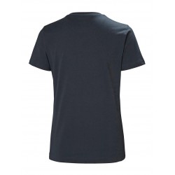 Helly Hansen Logo Tshirt Womens - Navy