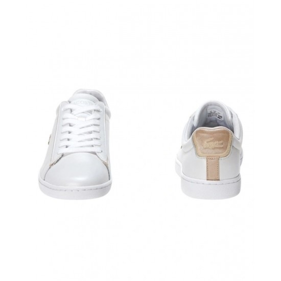 Lacoste Carnaby Evo 118 6 Sneaker Womens - White Gold