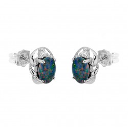 Wellington Jeweller - Precious Triplet Opal Earrings