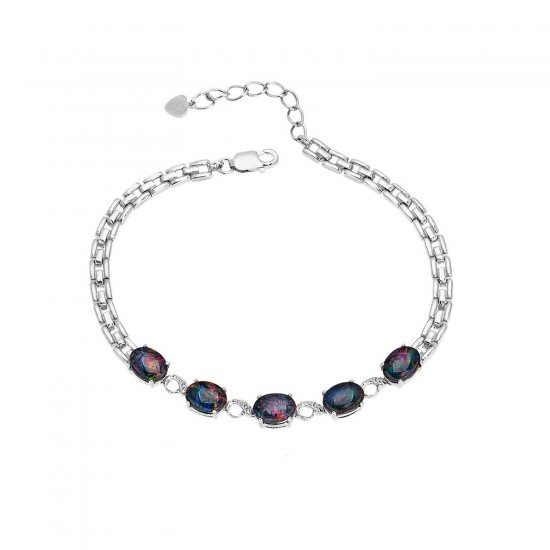 Wellington Jeweller - Elegance Triplet Opal Bracelet